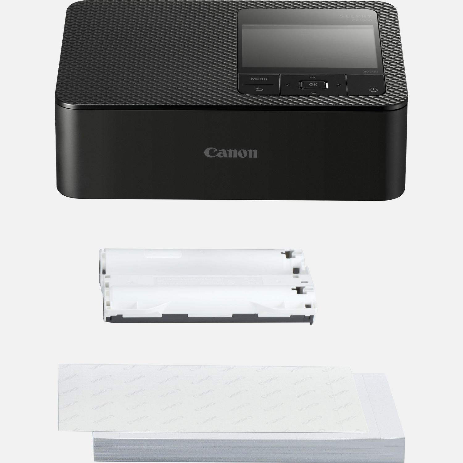 Kit imprimante photo portable Canon SELPHY CP1500, noire + 54 feuilles de  papier photo dans Imprimantes Wi-Fi — Boutique Canon France