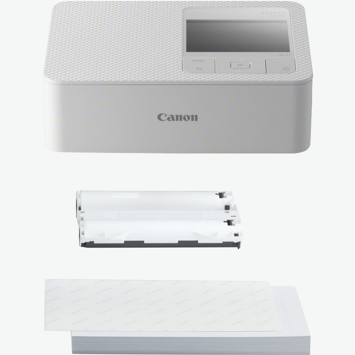 Stampante fotografica portatile Canon SELPHY CP1500 con kit carta, bianco  in Stampanti WiFi — Canon Italia Store