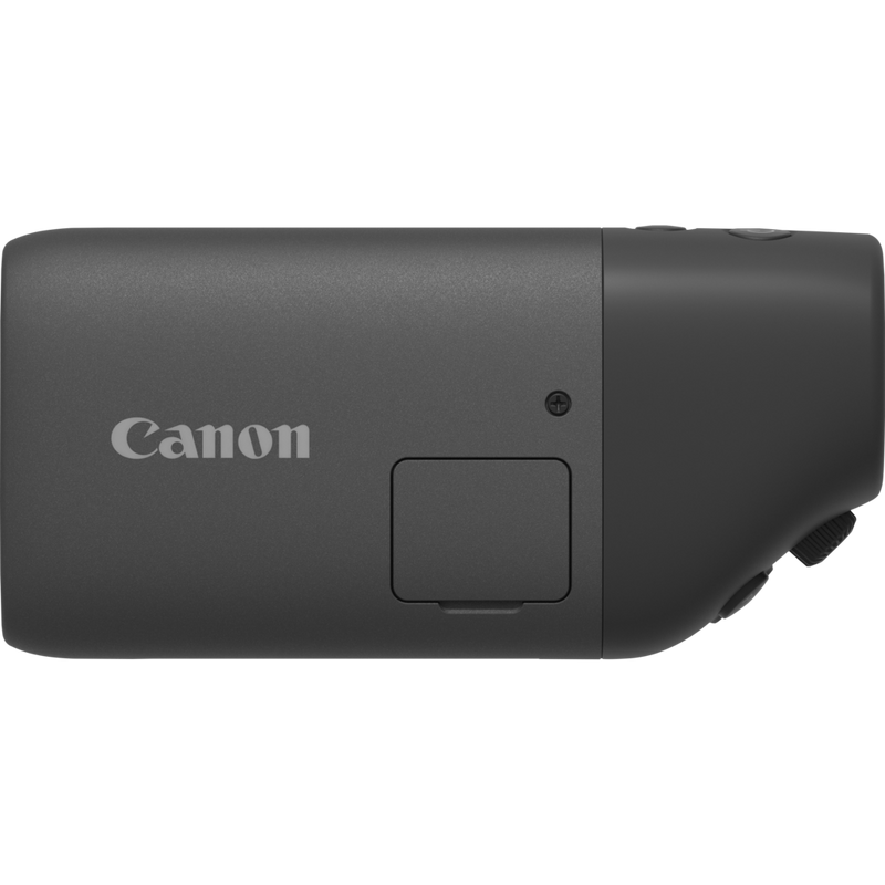 Canon PowerShot ZOOM Telephoto Monocular Compact Camera Essential Kit, Black Product back view with photo on the screen