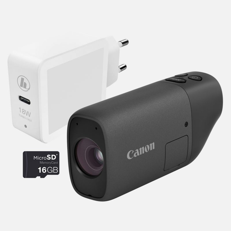 vangst Onophoudelijk Tien Canon PowerShot ZOOM Telephoto Monocular Compact Camera Essential Kit,  zwart in Wifi-camera's — Canon Nederland Store