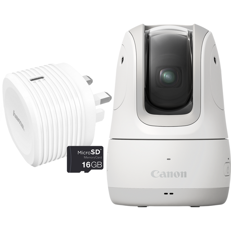 Canon PowerShot PX Compact Concept Camera Essential Kit, White Product what's in the box