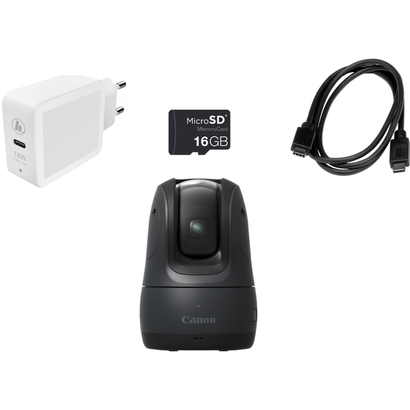 Canon PowerShot PX Compact Concept Camera Essential Kit, Black Product bottom view