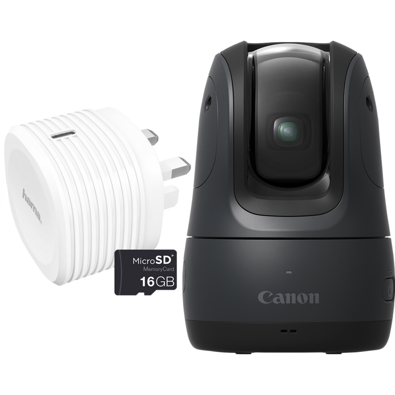 Canon PowerShot PX Compact Concept Camera Essential Kit, Black Product what's in the box