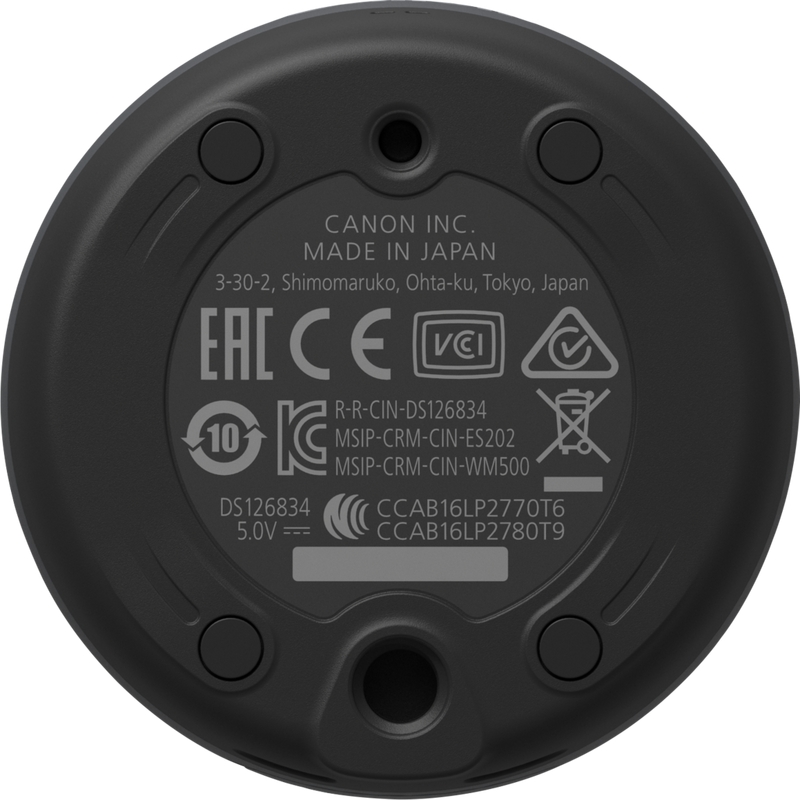 Canon PowerShot PX Compact Concept Camera Essential Kit, Black Product back view