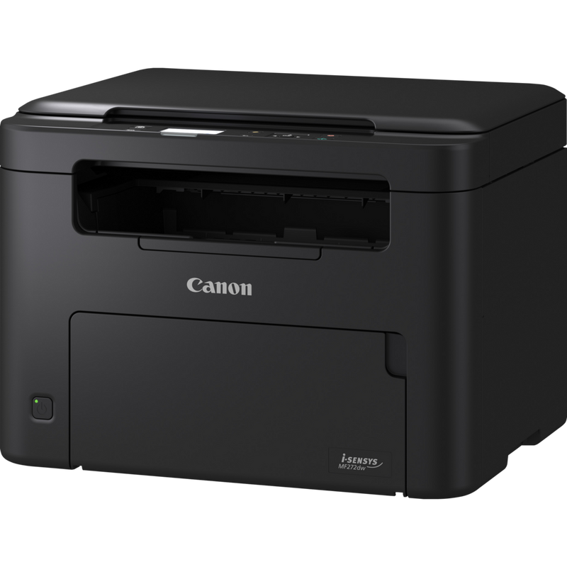 Imprimante laser monochrome 3-en-1 Canon i-SENSYS MF272dw - Vue avant inclinée