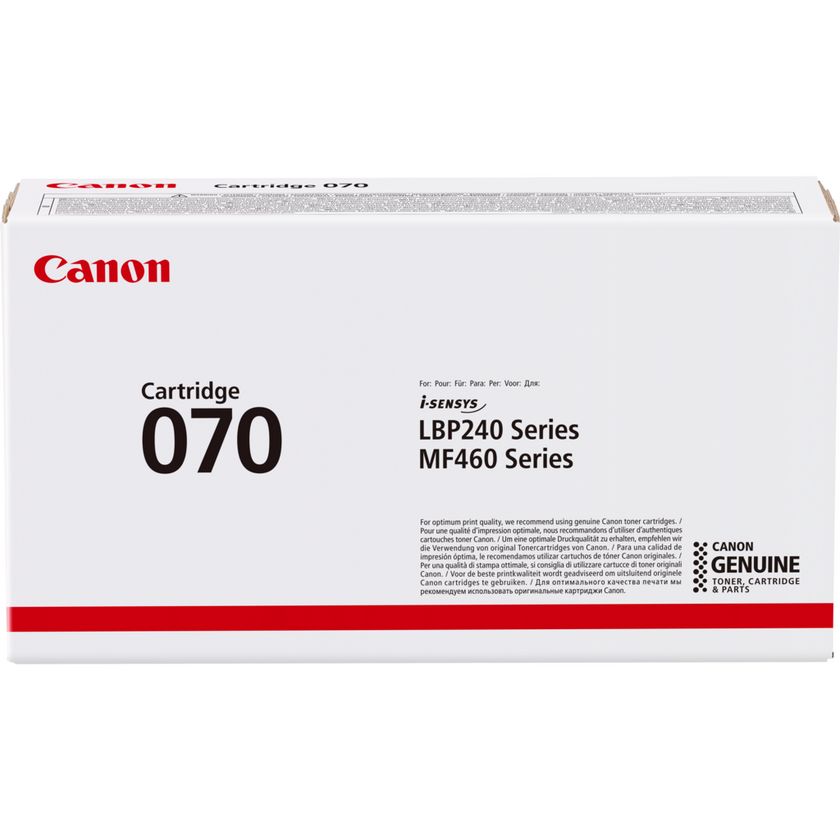 Canon 070 Black Toner Cartridge — Canon OY Store