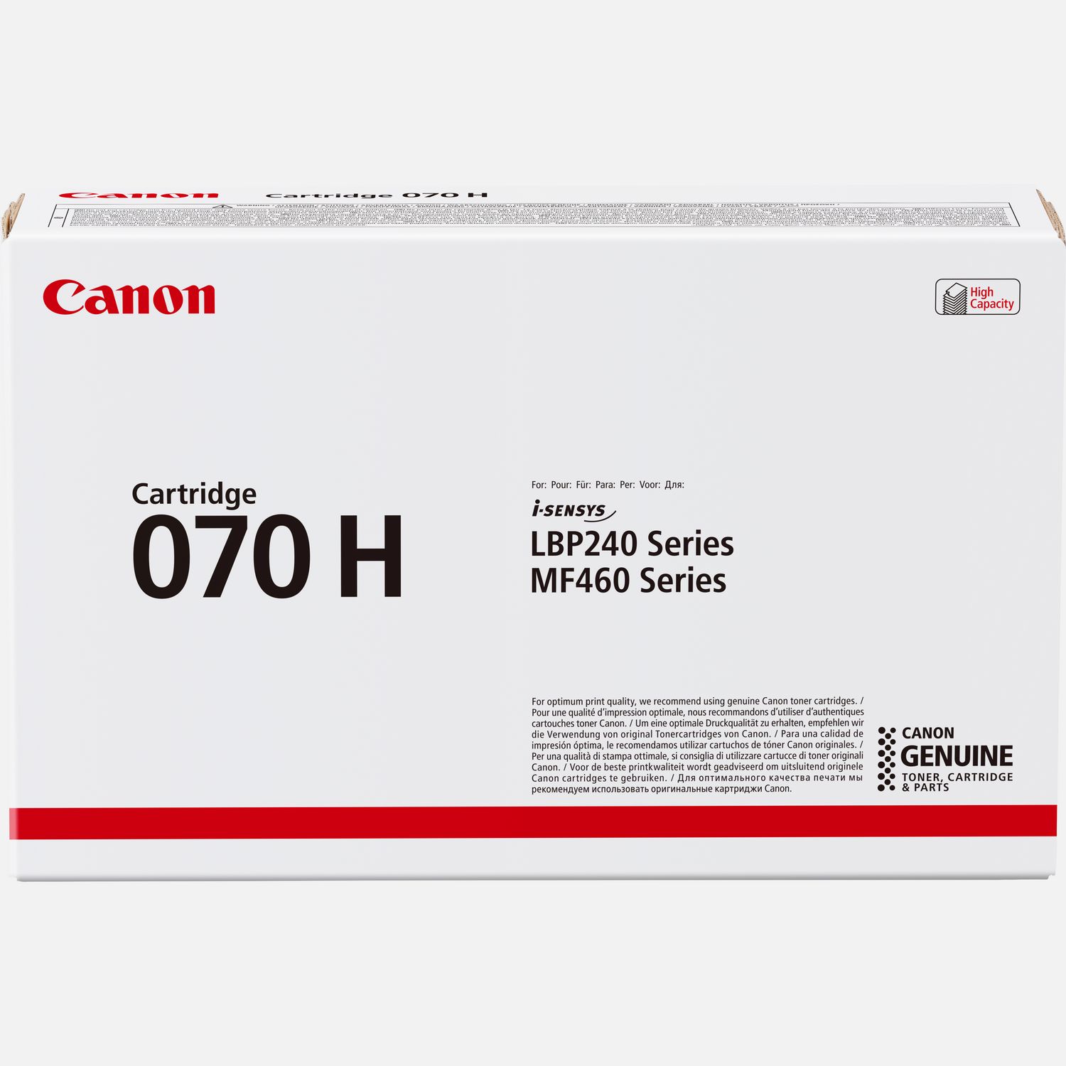 Canon 070h High Yield Black Toner Cartridge — Canon Uk Store 2208