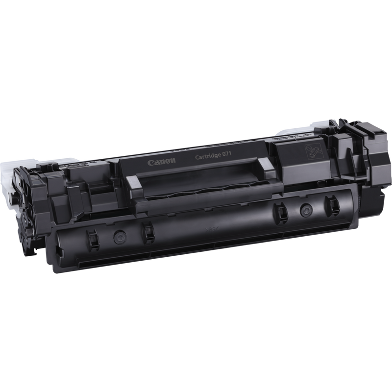 Canon 071-tonerkassett, sort Produkt Åpen kassett sett fra venstre