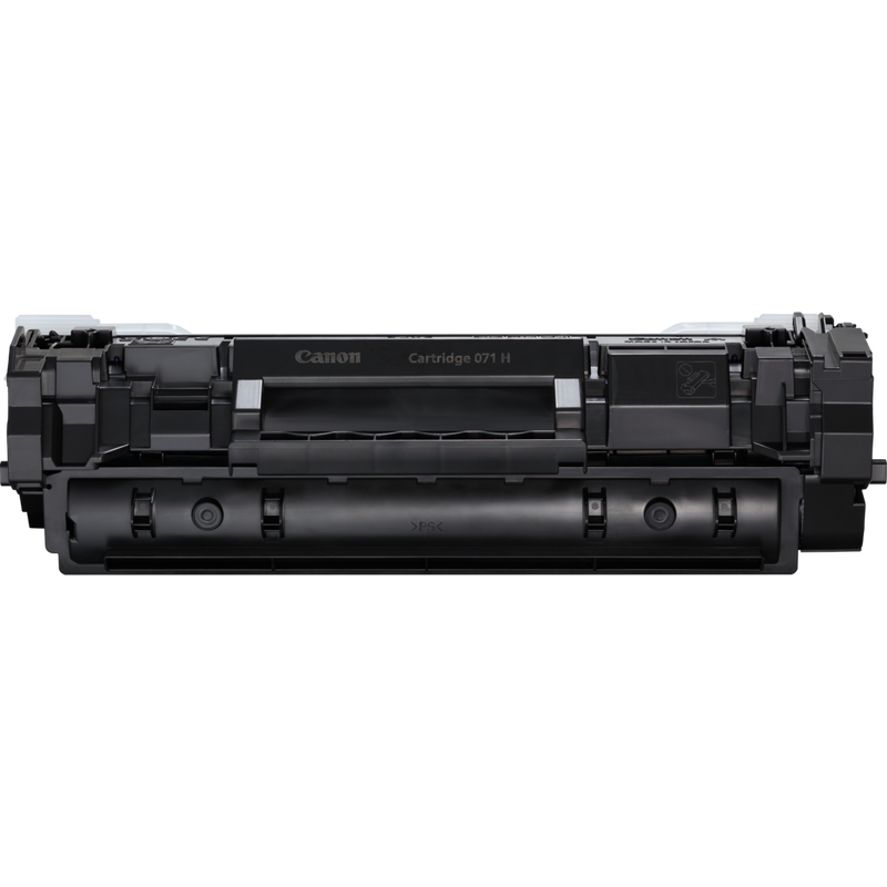Canon 071H svart tonerkassett Produkt Vy framifrån av öppen kassett