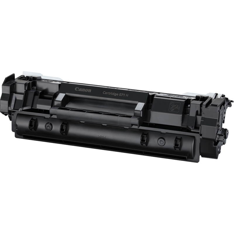 Canon 071H svart tonerkassett Produkt Vy från höger av öppen kassett