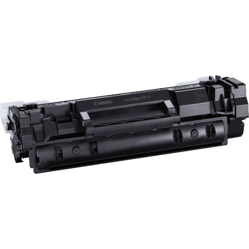 Canon 071H svart tonerkassett Produkt Vy från vänster av öppen kassett