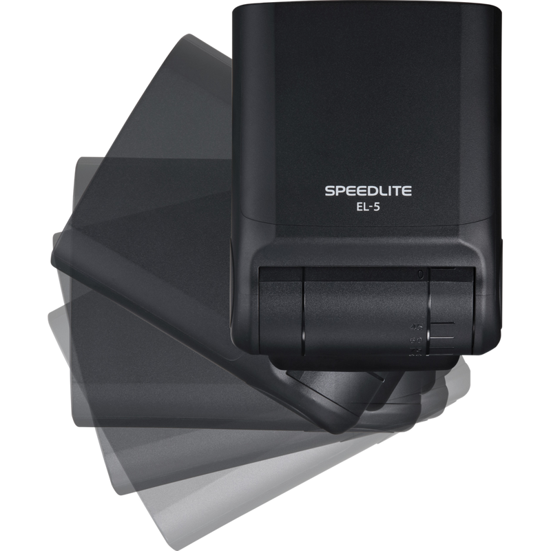 Top View with flash head rotating sideways