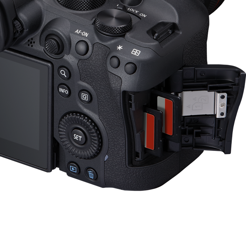 Canon EOS R6 Mark II Mirrorless Camera Product Card Slots