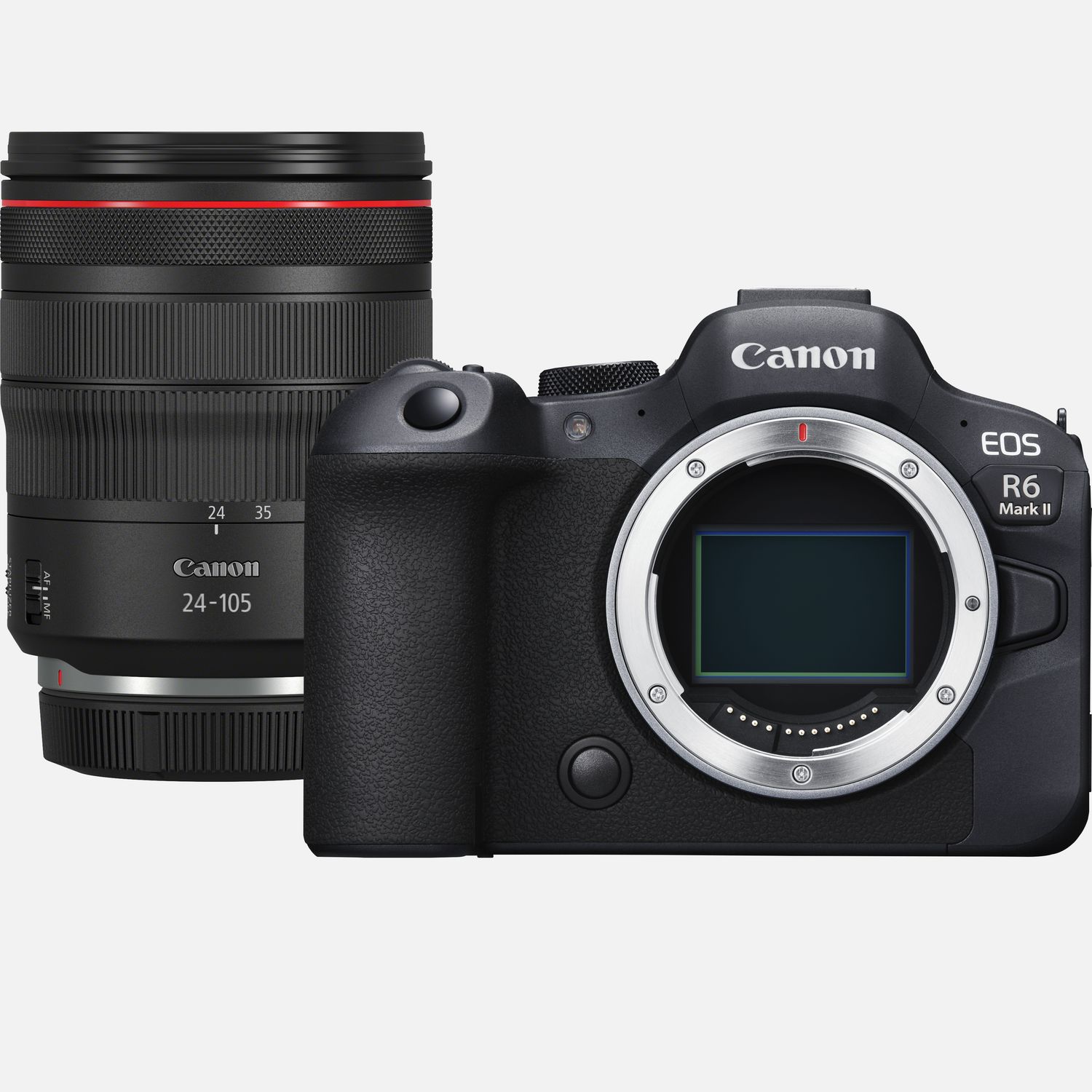 Appareil photo hybride Canon EOS R6 Mark II et objectif RF 24-105mm F4L IS USM