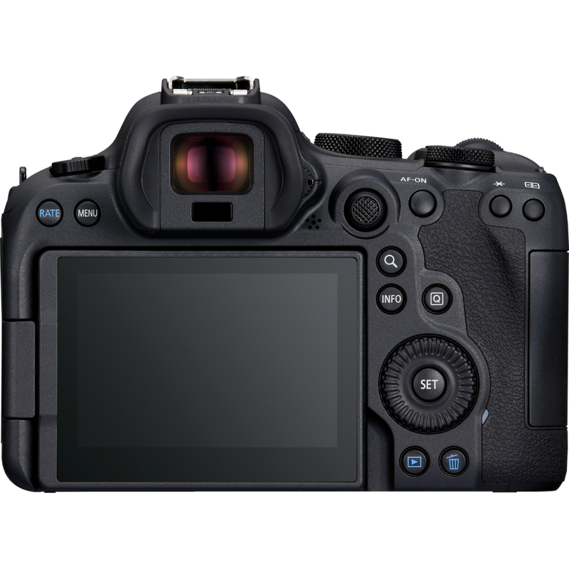 Canon EOS R6 Mark II Mirrorless Camera and RF 24-105mm F4L IS USM Lens Product Back View