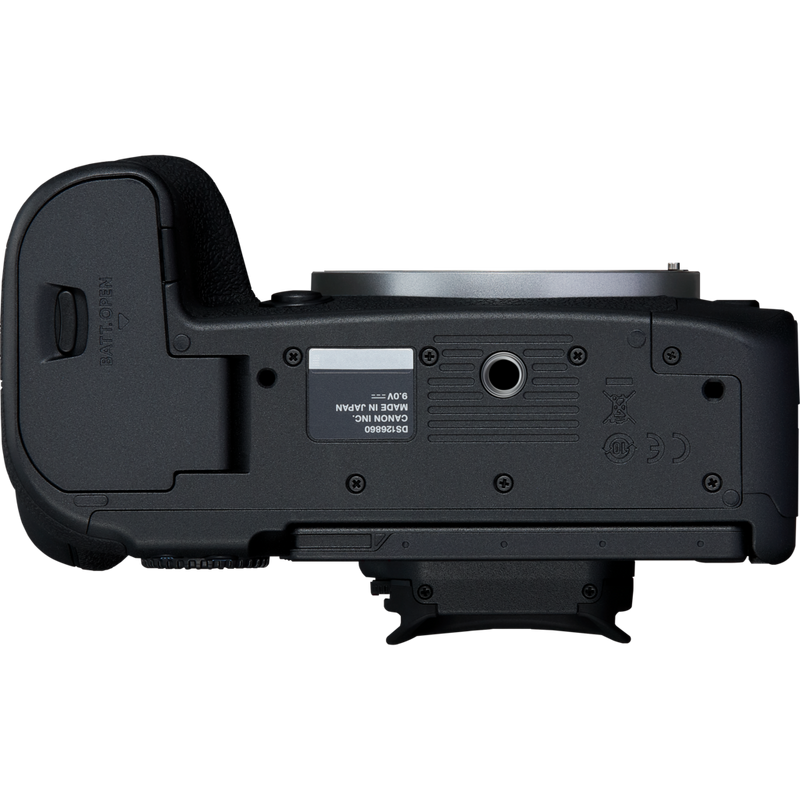 Canon EOS R6 Mark II Mirrorless Camera and RF 24-105mm F4L IS USM Lens Product Bottom View