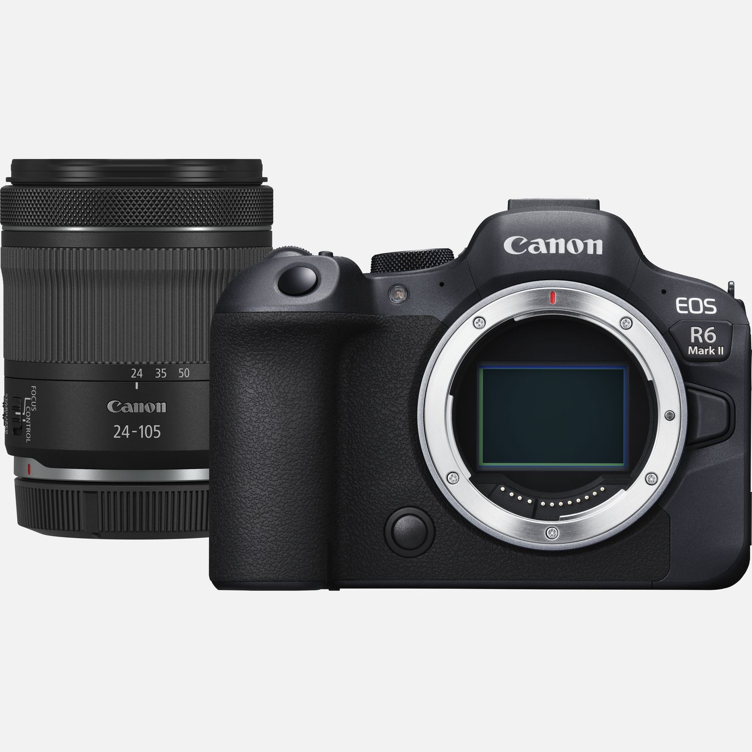 Appareil photo hybride Canon EOS R6 Mark II et objectif RF 24-105mm F4-7.1 IS STM