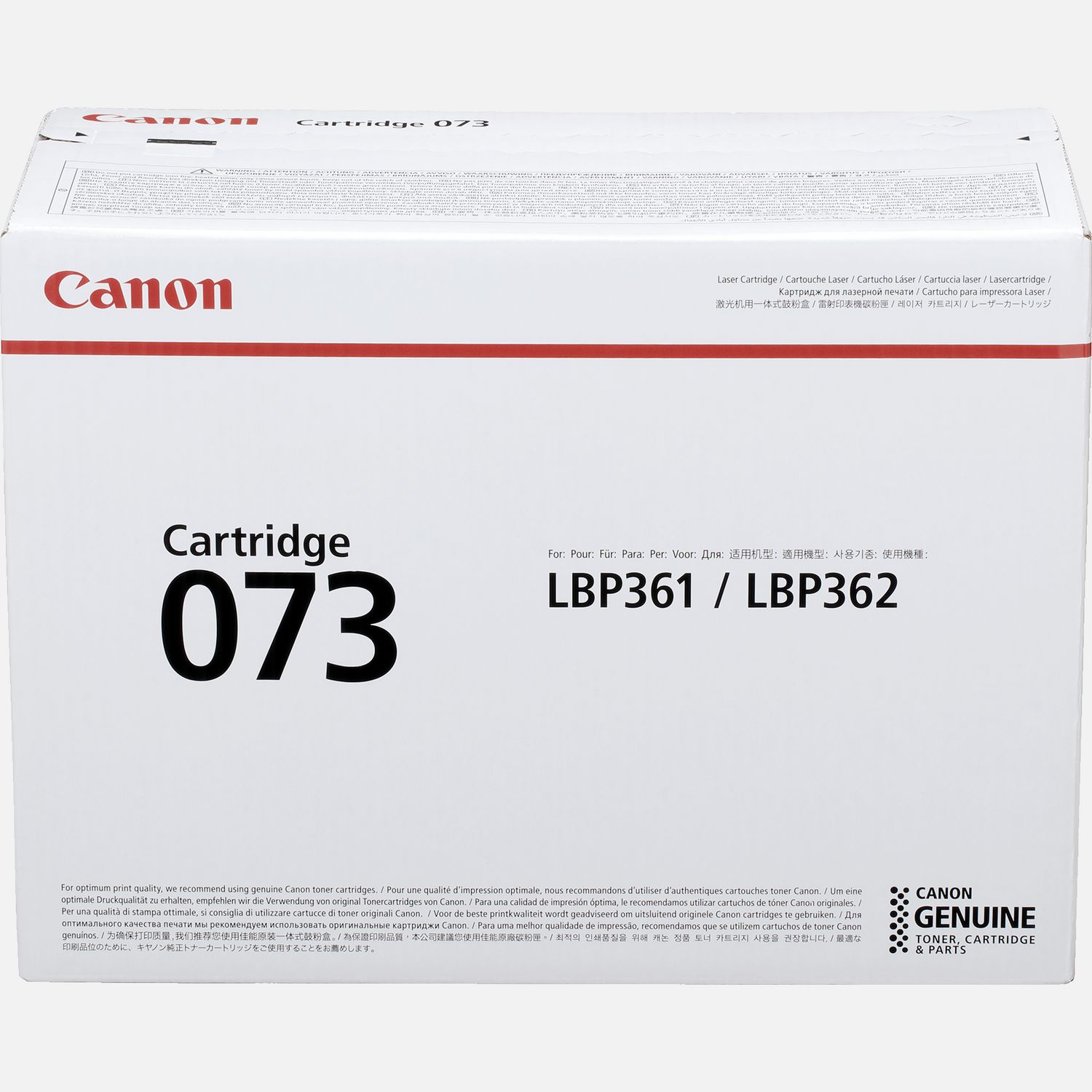 Cartouche de toner noir Canon 073