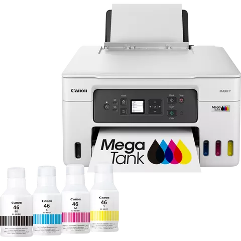 Canon MAXIFY GX3040 Wireless 3-in-1 Refillable MegaTank Inkjet Printer