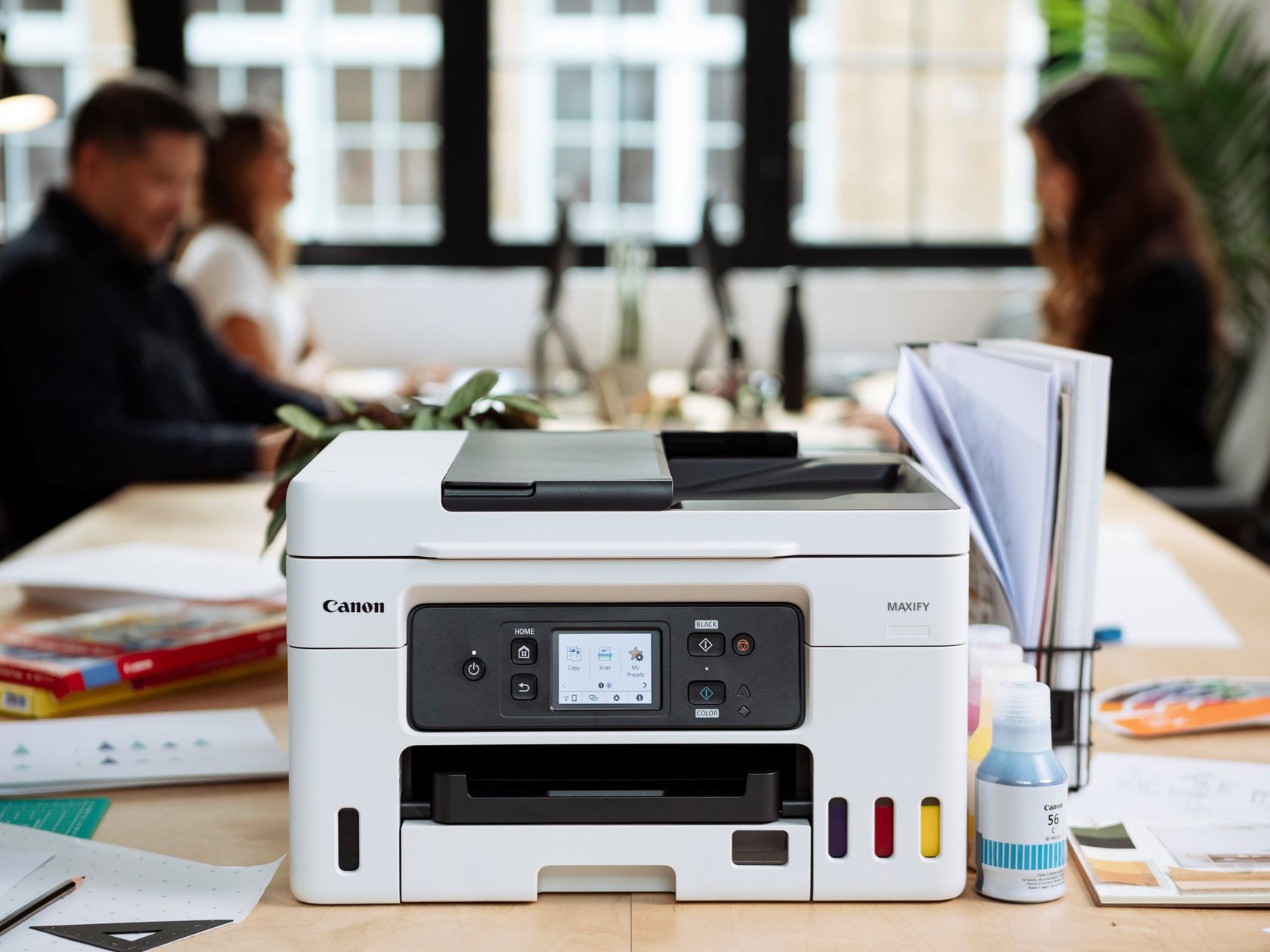 Stampante multifunzione inkjet a colori ricaricabile wireless MegaTank  MAXIFY GX4050 di Canon in Stampanti WiFi — Canon Italia Store