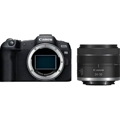Canon EOS R8 Mirrorless Camera + RF 24-50mm F4.5-6.3 IS STM Lens