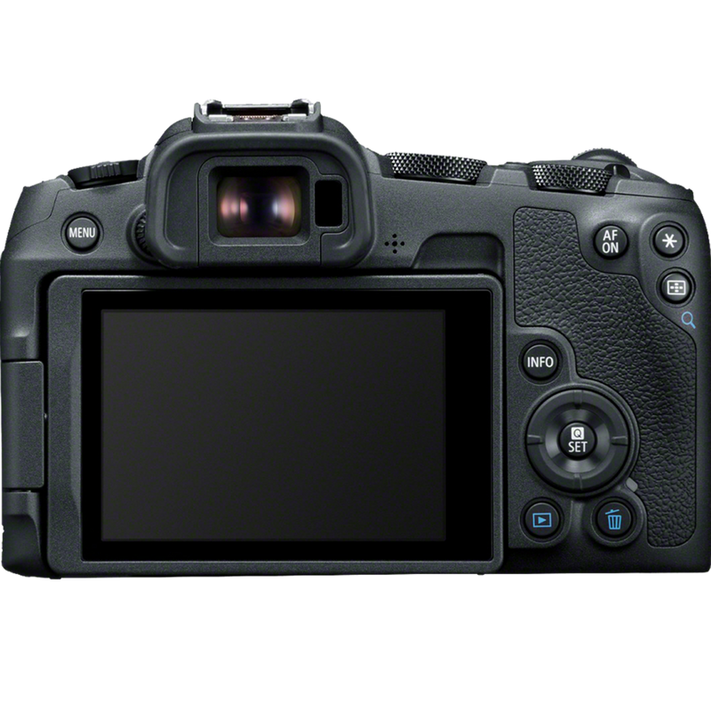 Canon EOS R8 Mirrorless Camera and RF 24-50mm F4.5-6.3 IS STM Lens Product Back View