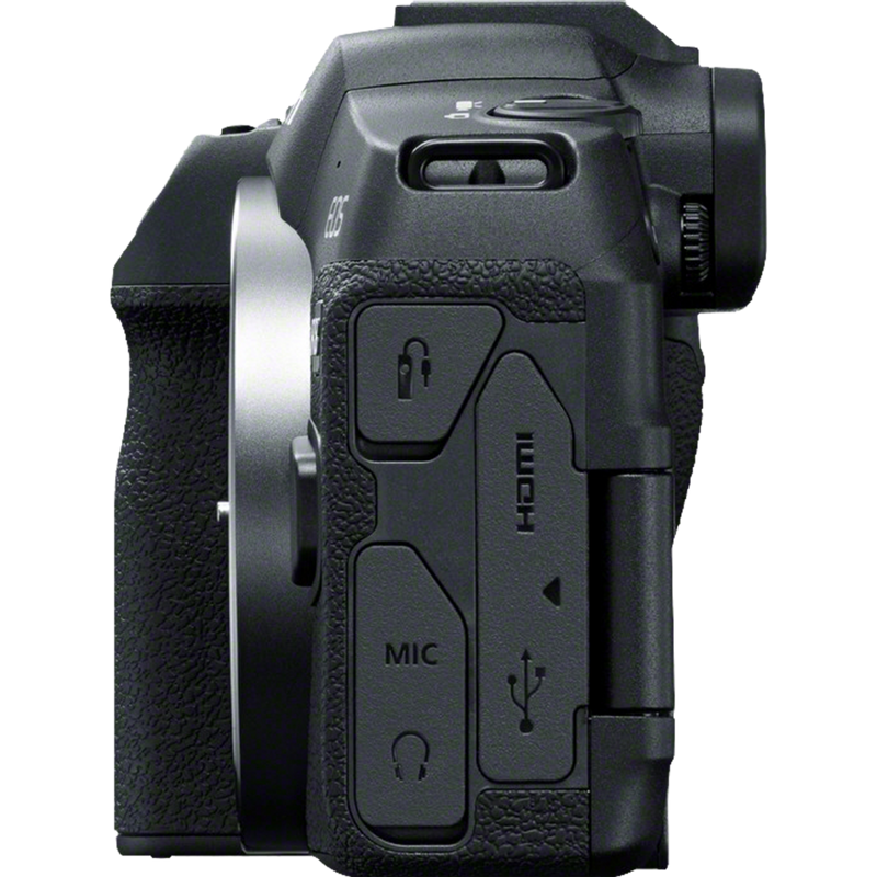 Canon EOS R8 Mirrorless Camera + Spare Battery Product Left View