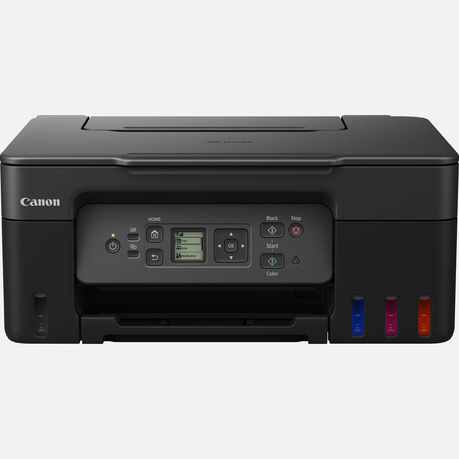 Imprimante MegaTank 3-en-1 rechargeable couleur Wi-Fi Canon PIXMA G3570, Noir