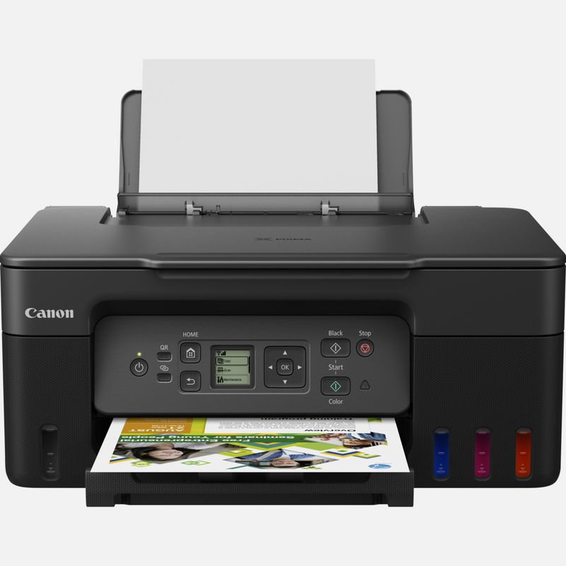 Canon PIXMA G3570 Wireless Colour 3-in-1 Refillable MegaTank Printer, Black