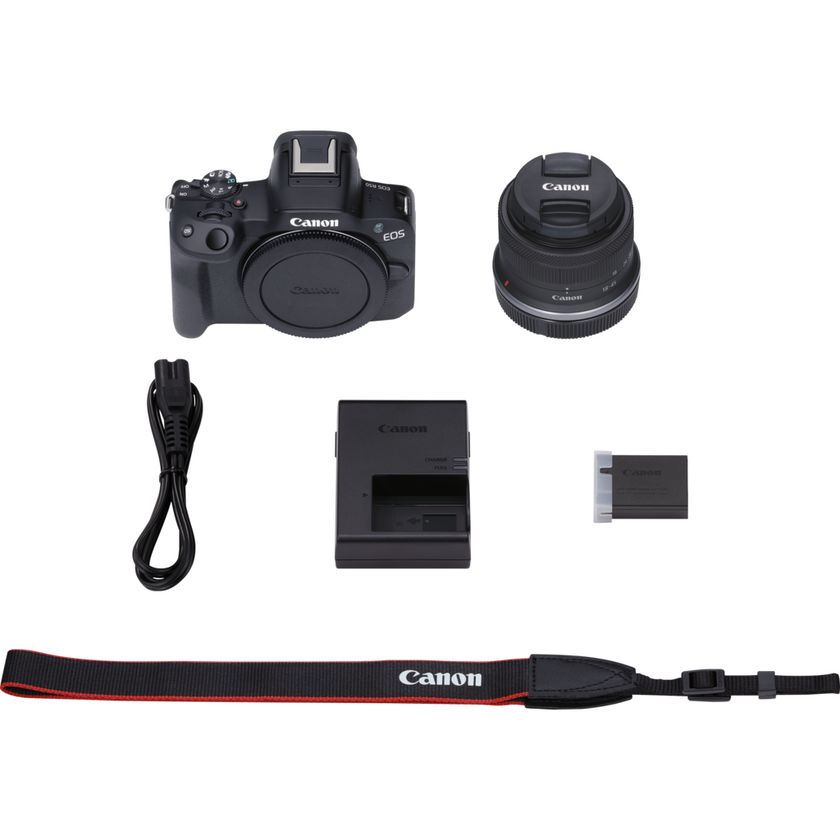 Canon EOS R50 spiegellose Kamera + RF-S 18-45mm F4.5-6.3 IS STM 