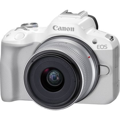 Buy Canon EOS R50 Mirrorless Cameras RF-S Camera, Wi-Fi White IS + Lens Store — Canon in STM F4.5-6.3 Ireland 18-45mm