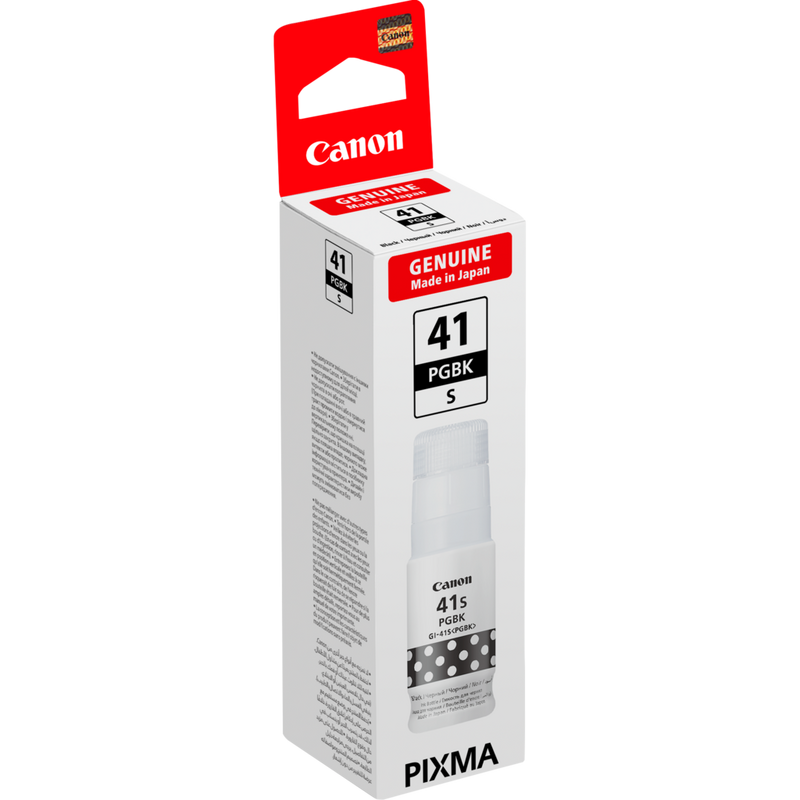 Canon GI-41S PGBK Ink Bottle, Black Product Slant View