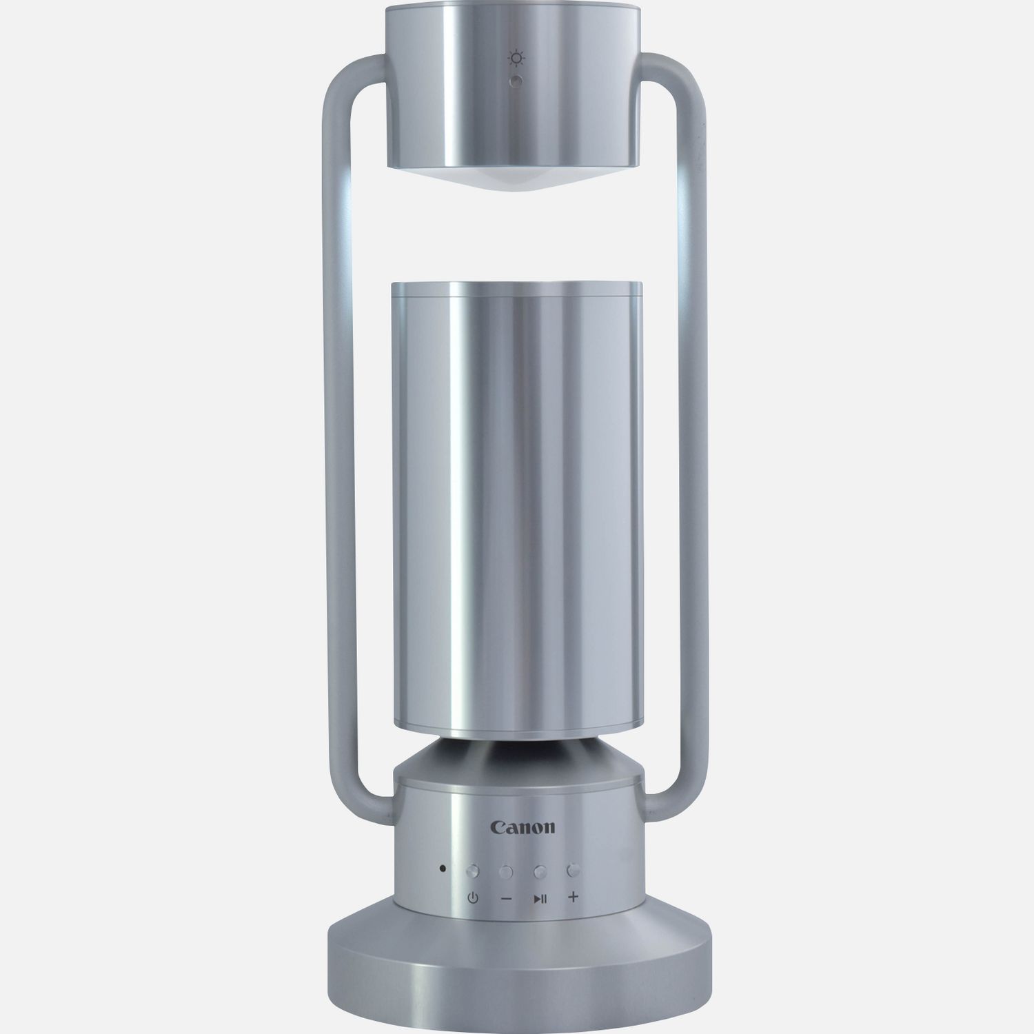 Canon Lampe & Enceinte ML-A Bluetooth sans fil en aluminium - argent