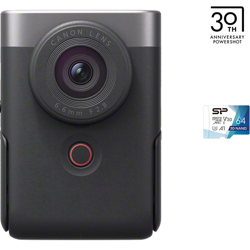 PowerShot-V10 Product with memory card