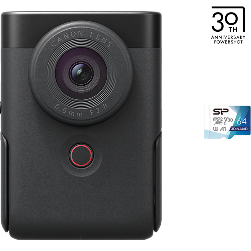 PowerShot-V10 Product with memory card