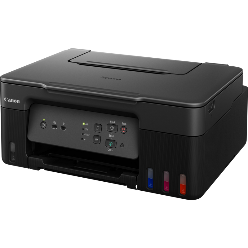 Canon PIXMA G3430 Wireless Colour 3-in-1 Refillable MegaTank Printer Product Front angled view