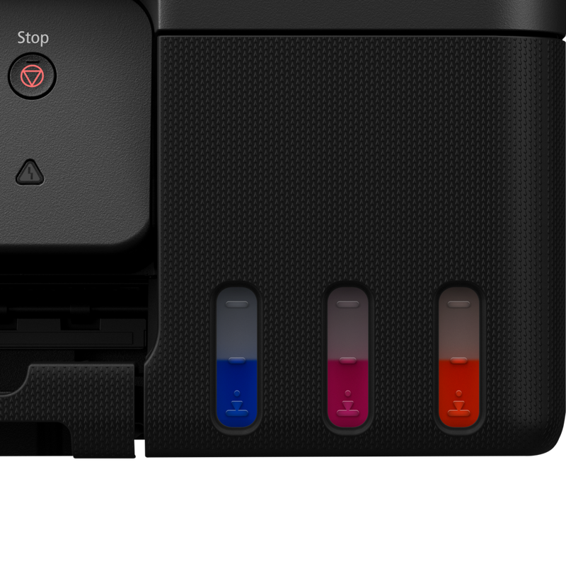 Canon PIXMA G3430 Wireless Colour 3-in-1 Refillable MegaTank Printer ink tank and its levels