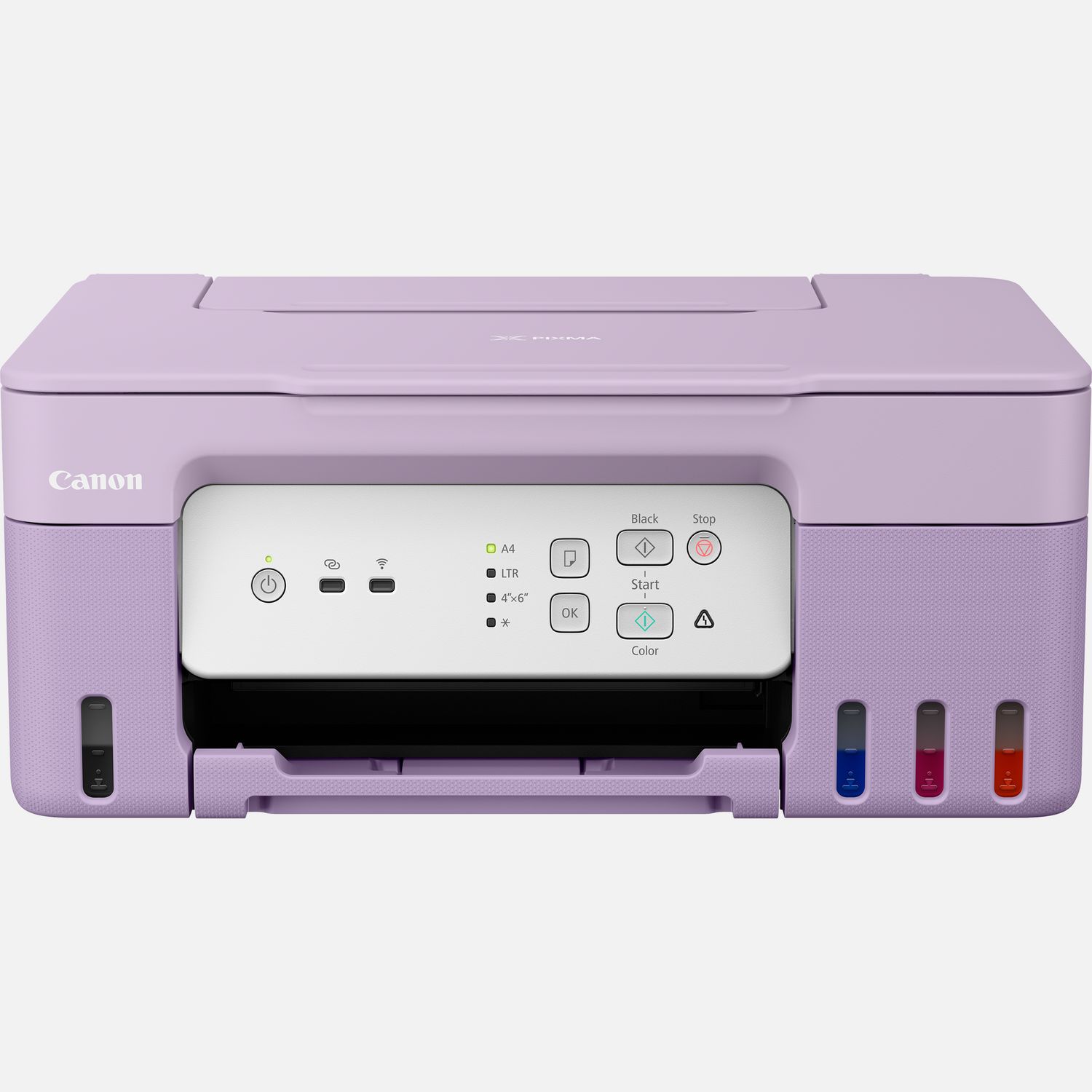 

Canon PIXMA G3430 Wireless Colour 3-in-1 Refillable MegaTank Printer, Violet