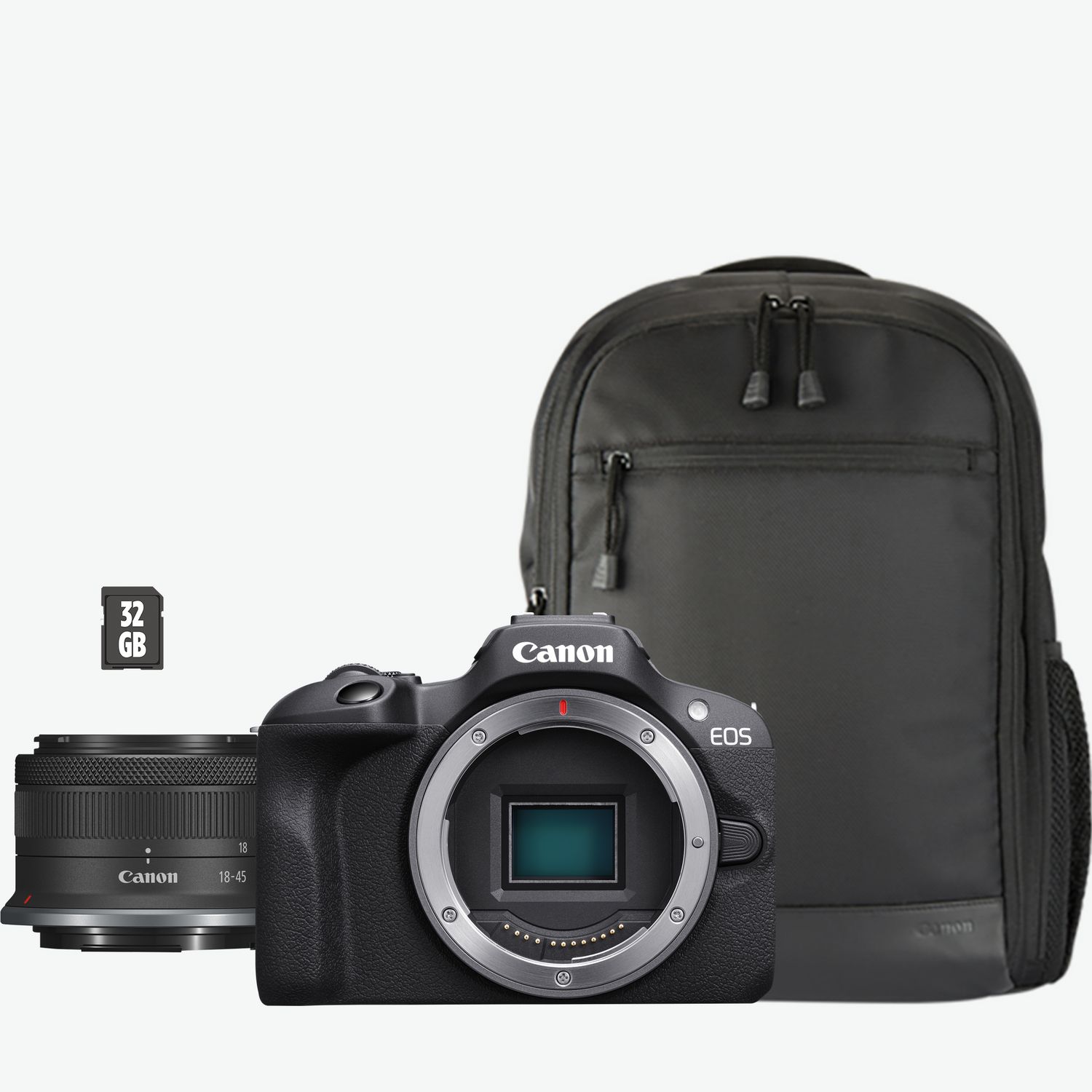 Canon Appareil photo hybride EOS R50 noir + RF-S 18-45mm f/4.5-6.3