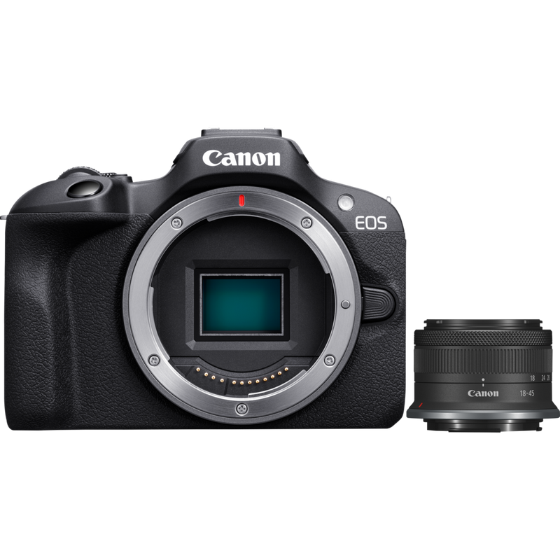 Buy Canon EOS R100 Mirrorless Camera + RF-S 18-45mm F4.5-6.3 IS STM ...