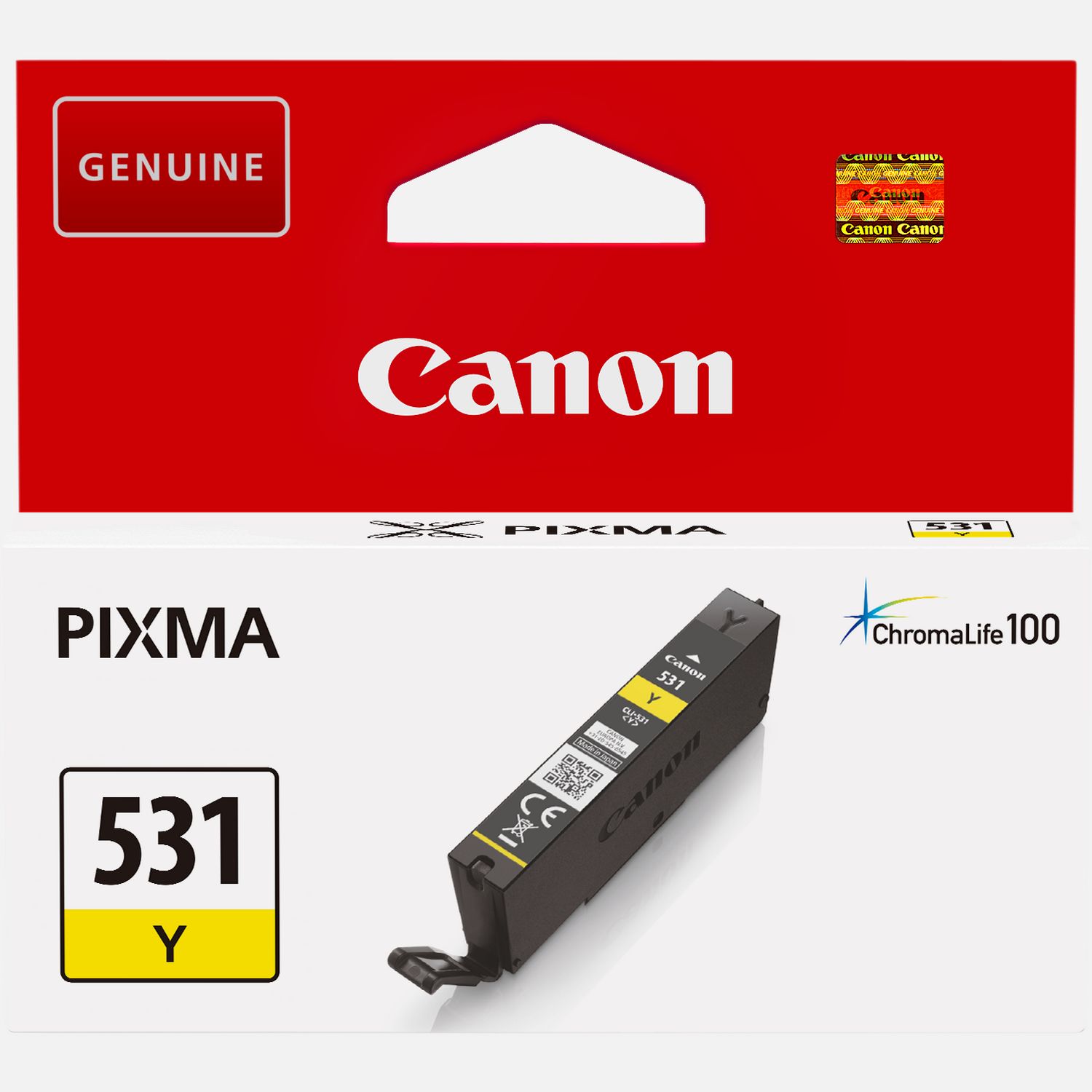 Cartouche d'encre jaune Canon CLI-531Y