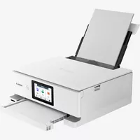 Product Front angled view with paper on paper tray