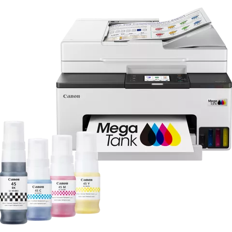 Canon MAXIFY GX2040 Wireless Colour All-in-One Refillable MegaTank Inkjet Printer