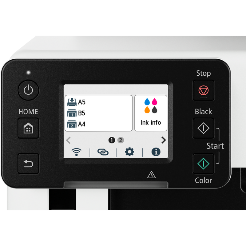 Canon MAXIFY GX5540 Wireless Colour Refillable MegaTank Inkjet Printer Touch screen display with user interface