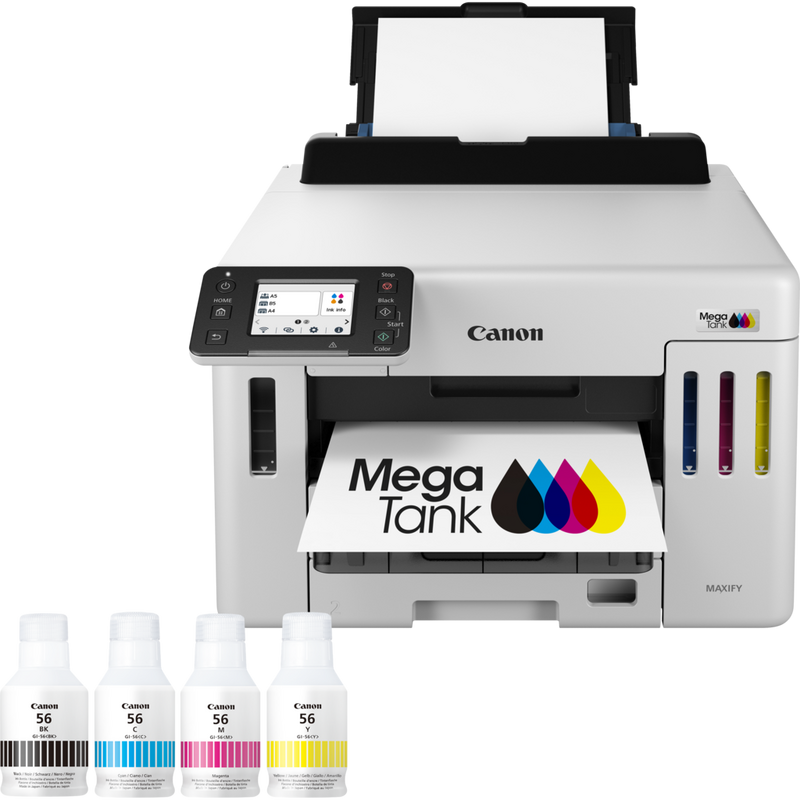 Canon MAXIFY GX5550 Wireless Colour Refillable MegaTank Inkjet Printer Product Front view