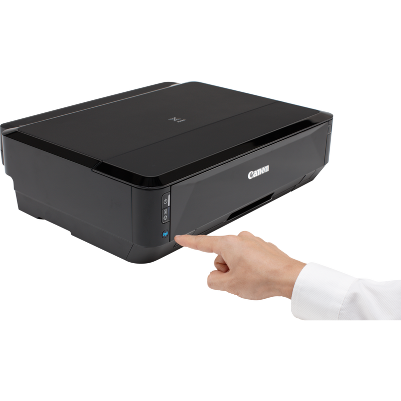 Canon PIXMA iP7250 Product With A Person Operating The Printer