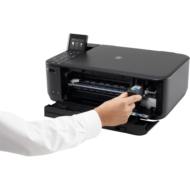 Canon PIXMA MG4250 Product With A Person Operating The Printer