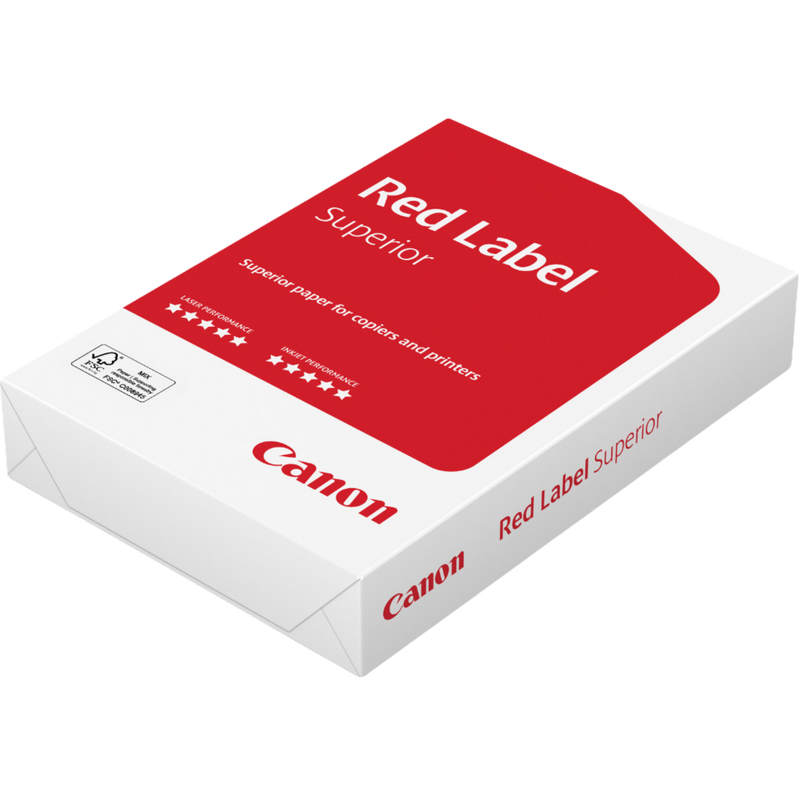 Canon Red Label Superior FSC 80 g/m² A4 paper – 500 sheets Product Front View