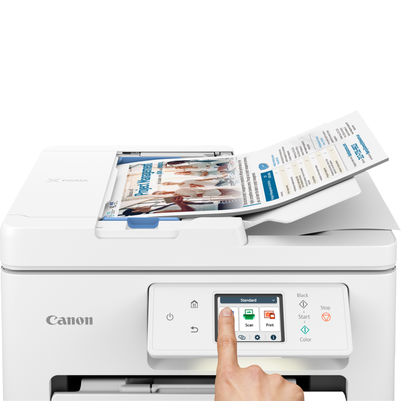 Canon PIXMA TS7740i Wireless Colour 3-in-1 Inkjet Photo Printer Copying a document using the ADF