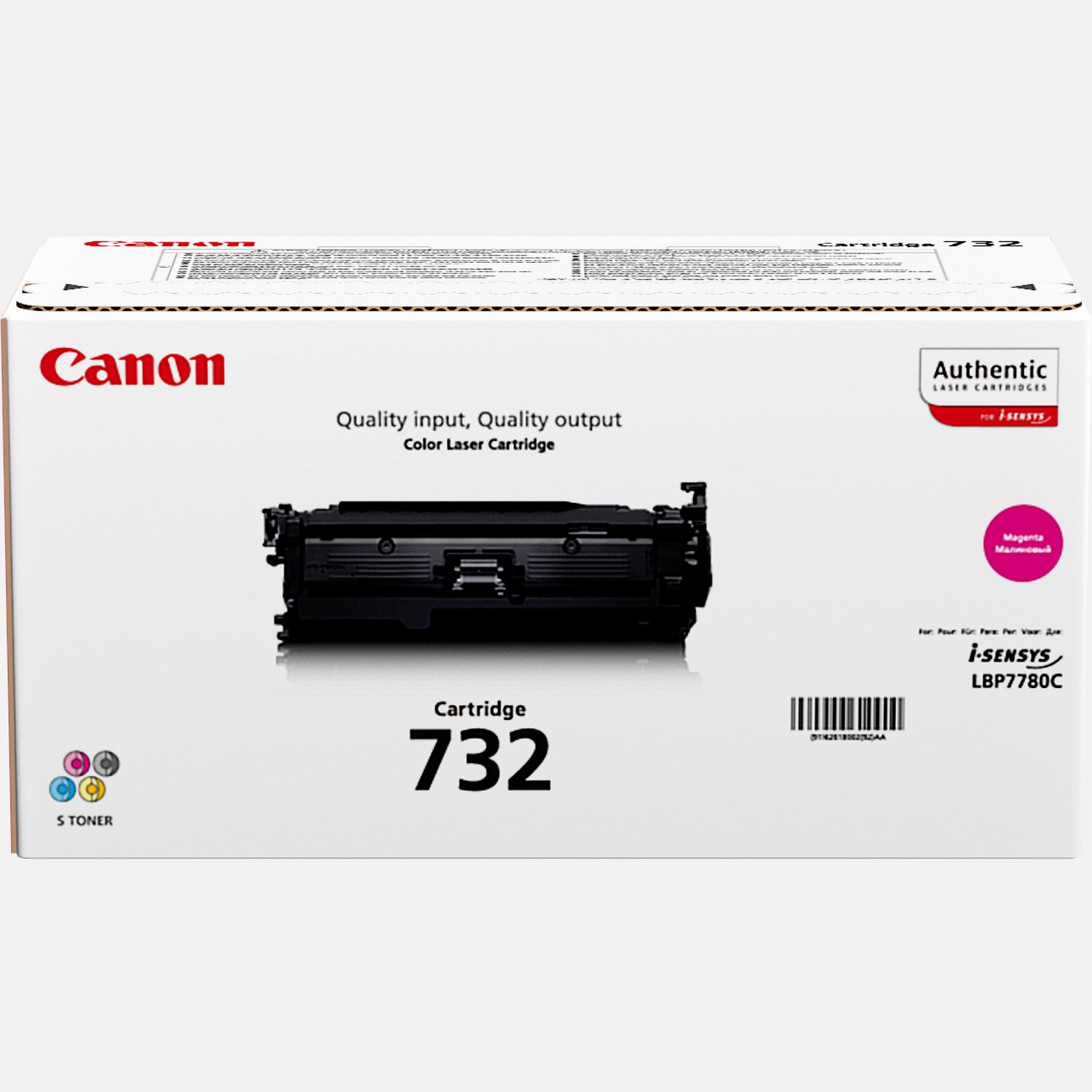Cartouche toner magenta Canon 732M
